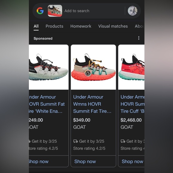 Under Armour 
Women’s
Hovr summit fat tire(BLACK HISTORY MONTH)
brand new - Picture 3 of 16